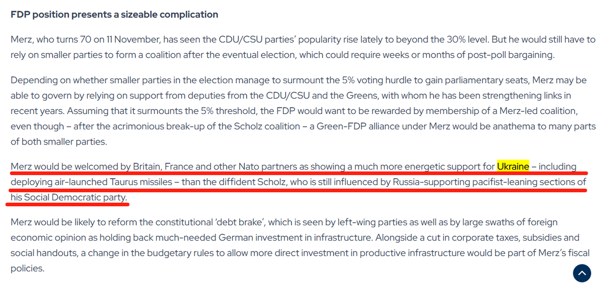 NeroArmored's tweet photo. Aid to Ukraine could increase significantly if German CDU leader Friedrich Merz becomes Germany's next chancellor. https://t.co/jrdi0jpyUm