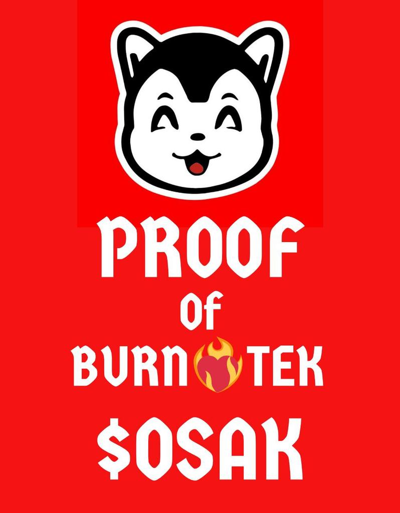 <a href="/bubblemaps/">Bubblemaps</a> I lost the chance to play $Shib, but fortunately history repeats itself and the creators give us a second chance.

$OSAK 🖤<a href="/OsakaProtocol/">Osaka Protocol</a>

50% supply is in the shib deployer wallet waiting to be burned
23.8% supply have already been burned

Don't miss your chance!
#ifeelbetter 🖤