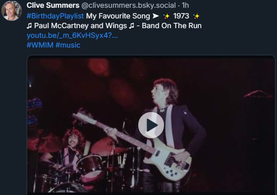 CliveSummers's tweet image. I’m on BlueSky posting my favourite song of every year, feat.
@QueenWillRock @foyvance @googoodolls @remhq @U2 @UltravoxUK @ROYORBISON @PaulMcCartney @DamienRice @sarahaeroplane @brydeofficial @DeadKennedys @simplemindscom @JeffLynnesELO @vanmorrison @tearsforfears @RollingStones