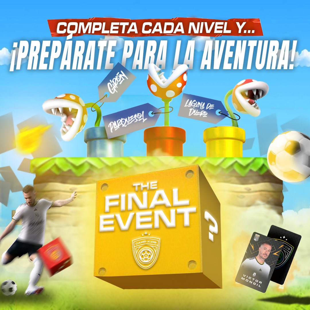 🎊¡El MAIN EVENT está cada vez más cerca! 🎊

Marca en tu calendario el 28 de diciembre, el día que traspasaremos juntos todas las pantallas y llegaremos a la meta final para disfrutar de esta experiencia 🔥

Va a ser un día lleno de sorpresas 🎁 ¿Te lo vas a perder?