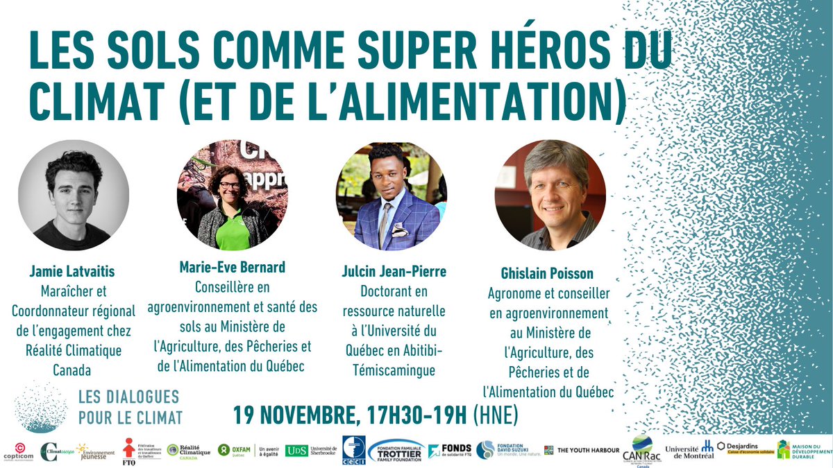 📆 19/11 - Jour 7 des #DialoguesClimat2024: Nous vous proposons 2 évènements portant sur les enjeux "Alimentation, agriculture et eau" ! 🥕🚜💧

- 12h: PRDV climatique en ligne 

- 17h30: Panel Intersectoriel en ligne

👉 Inscrivez-vous par ici : loom.ly/xPgfTgg