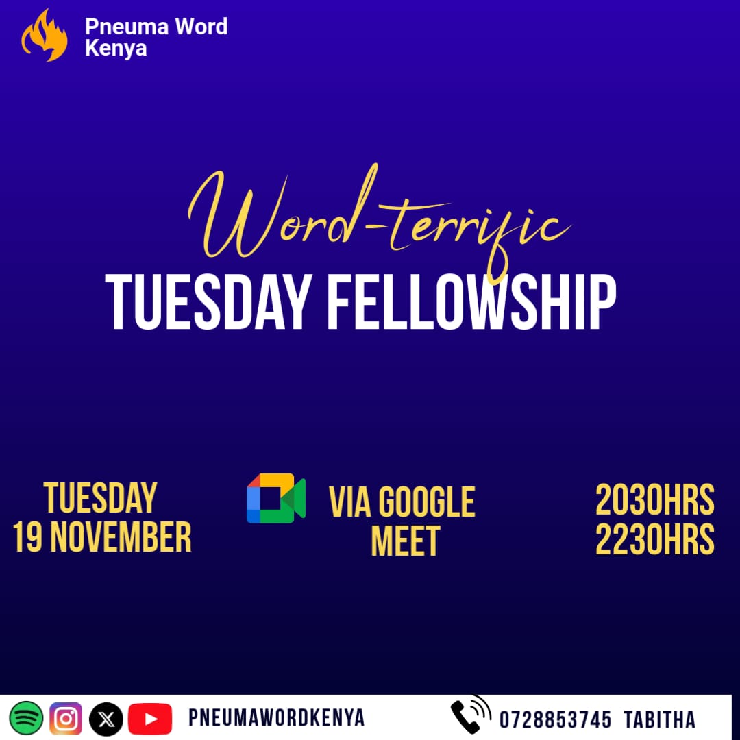 PneumaWordKenya's tweet photo. 2 Chronicles 9:6(b)
Just as the Queen of Sheba’s expectations about Solomon’s wisdom were exceeded, so will be your expectations today!
📌Invite your whole sphere of influence.
The link: https://t.co/zPuuPApKRx
#PneumaFellowship
#WordTerrifficTuesday
#Inviteyoursquad https://t.co/qEVcgh25ea