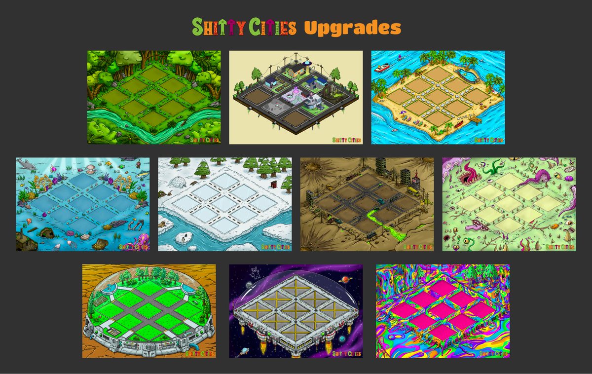 ShittyKitties_'s tweet photo. Shitty City Upgrades are now live! 😻 Visit the City Builder to Upgrade your city today! https://t.co/1dhw8QcMJd