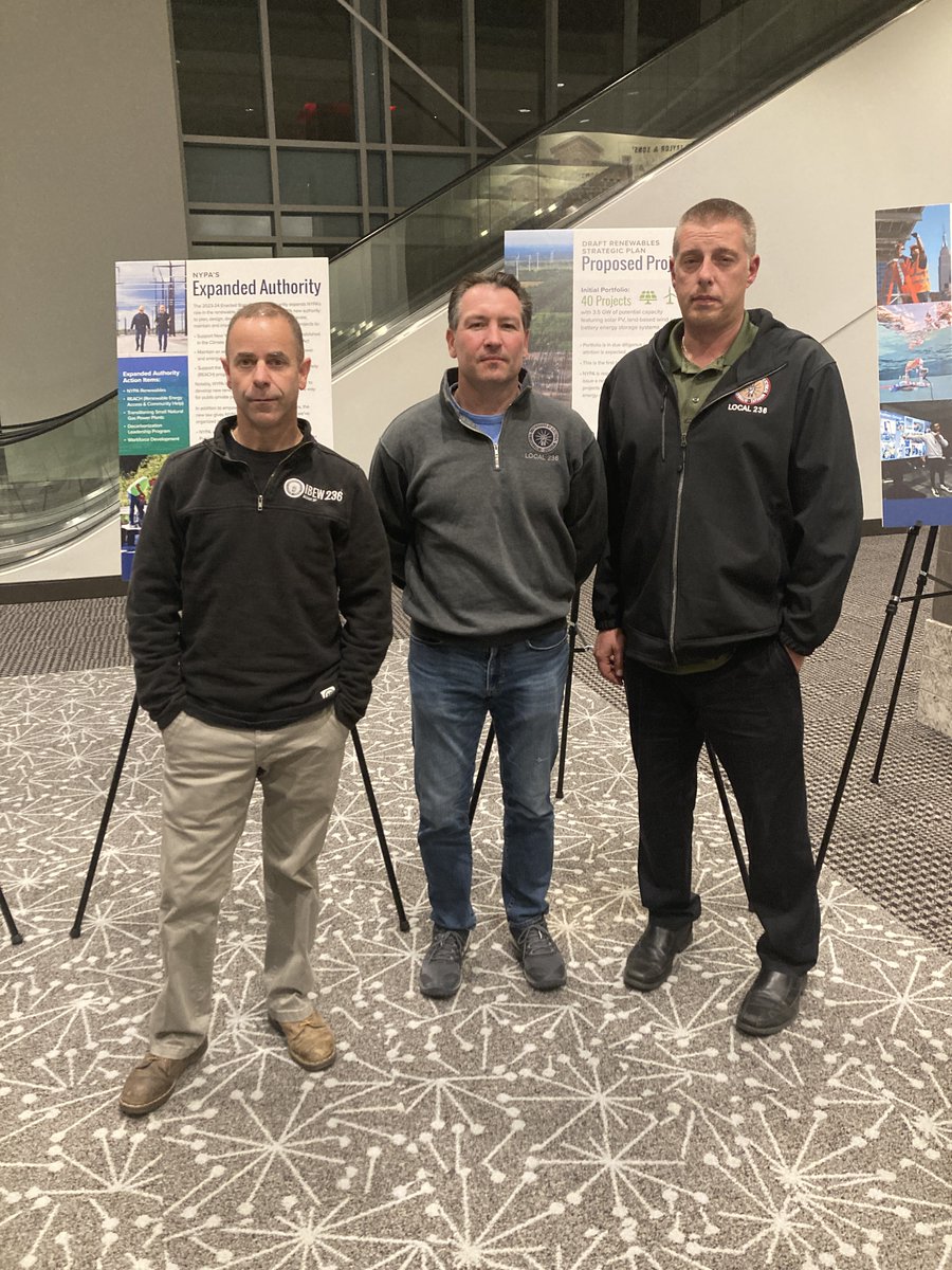 Thank you to all the Labor groups who voiced their support for NYPA’s draft plan to build #renewables.

Make your voice heard at upcoming public hearings in NYC + on Long Island, or at our virtual hearing.
Visit nypa.gov/public-hearings for hearing info or to read about our plans.