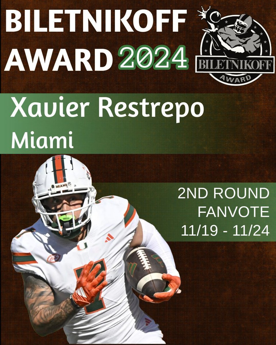 Biletnikoff Award tweet media