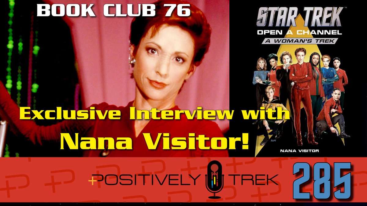 New #PositivelyTrek! <a href="/Brandiwine12/">Brandi Jackola</a> &amp; <a href="/Kertrats/">Dan Gunther 🖖🏼is on Bsky</a> are thrilled to welcome Kira Nerys herself, Nana Visitor, to the show to talk about her new book: #StarTrek: Open a Channel: A Woman’s Trek! #TrekLit
positivelytrek.com/nana-visitor-j…
Video version: youtu.be/PWbvOOc-35Q
