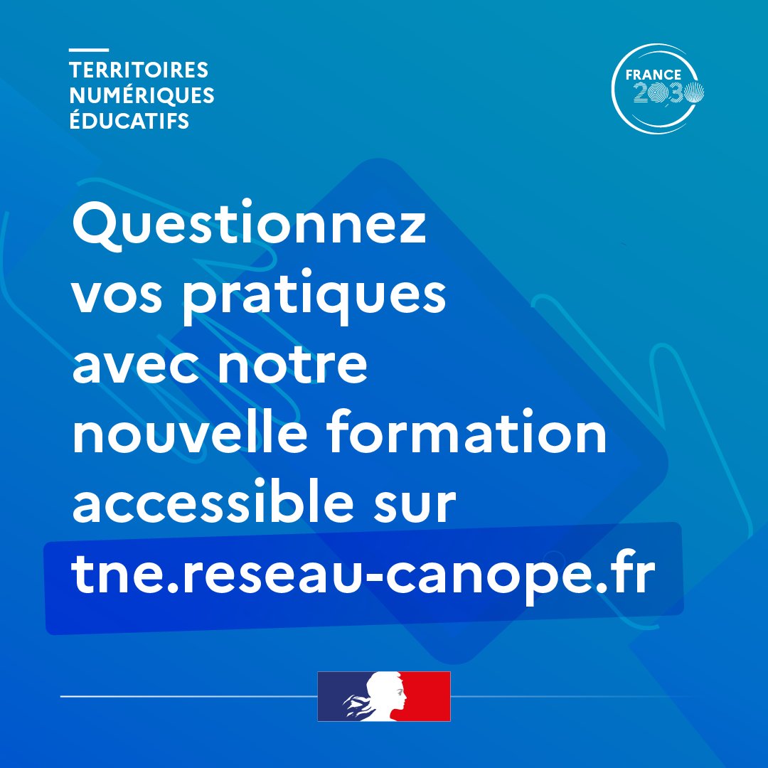 💡Nouveau focus M@gistere, "Les communs numériques : un numérique éducatif pour tous et toutes" produit dans le cadre des #TNE. Destiné aux enseignants de tous niveaux, ce module de 2h vous permettra de découvrir la notion de communs numériques.
magistere.education.fr/local/magister…