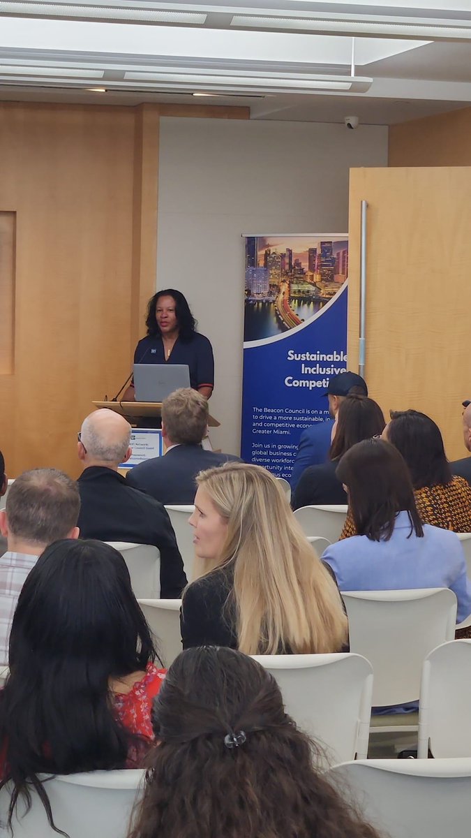 MDCPSTechCollgs's tweet photo. Team #OPCTE at the Bridging the Talent Gap event with @beaconcouncil  for #NationalApprenticeshipWeek! 🎉 Focused on expanding apprenticeship programs and creating pathways for talent growth in Miami-Dade County. 🌟#YourBestChoiceMDCPS  #ApprenticeshipWorks #NAW2024 https://t.co/MT9KcnrYko