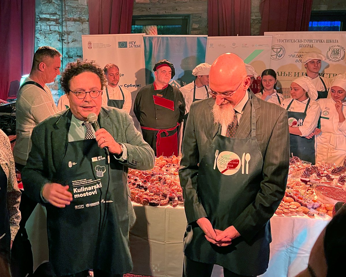 Thank you to Ambassador <a href="/gori_luca/">Luca Gori</a> &amp; <a href="/ItalyinSerbia/">Italy in Serbia</a> for nurturing inclusive cultural events. In a world where people are displaced daily, sharing meals and stories becomes a guiding light toward hope, unity and integration.