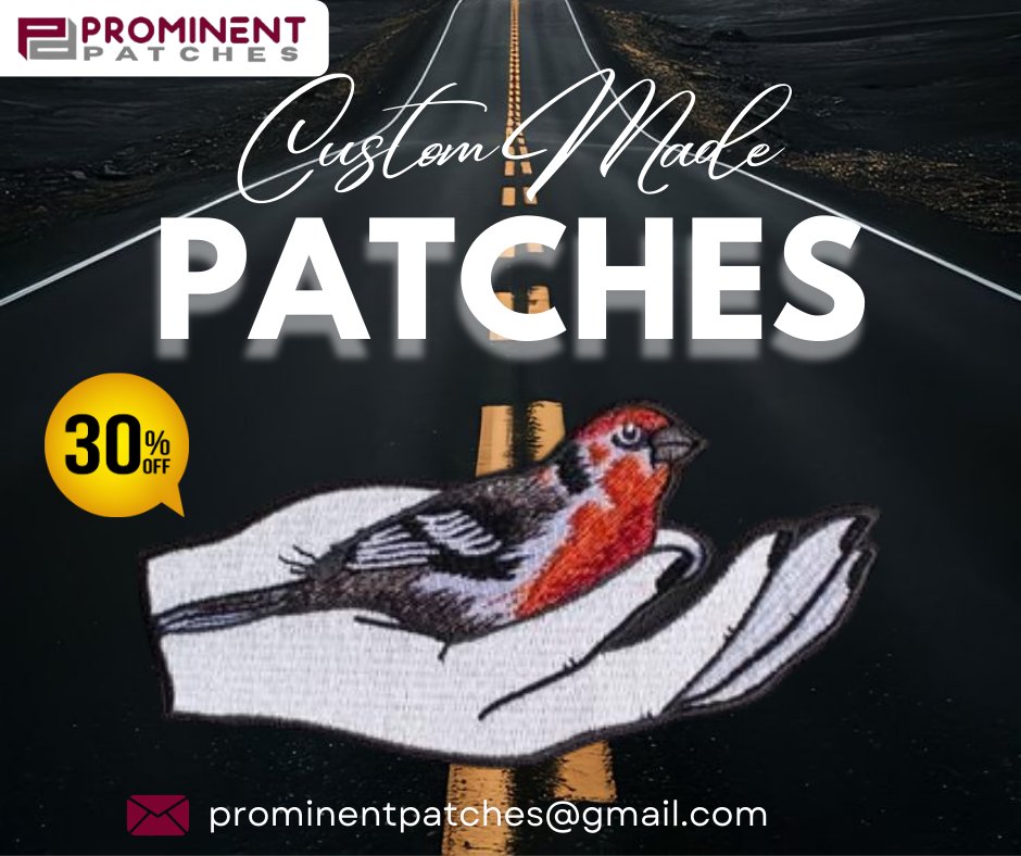 prominentPatch's tweet photo. Want a patch that screams your style? We've got you covered! 📷 Custom-made patches, now with 30% off! 📷 DM us for details. #DIYorDie #CustomPatches #ProminentPatches https://t.co/YXtmXqvYQb