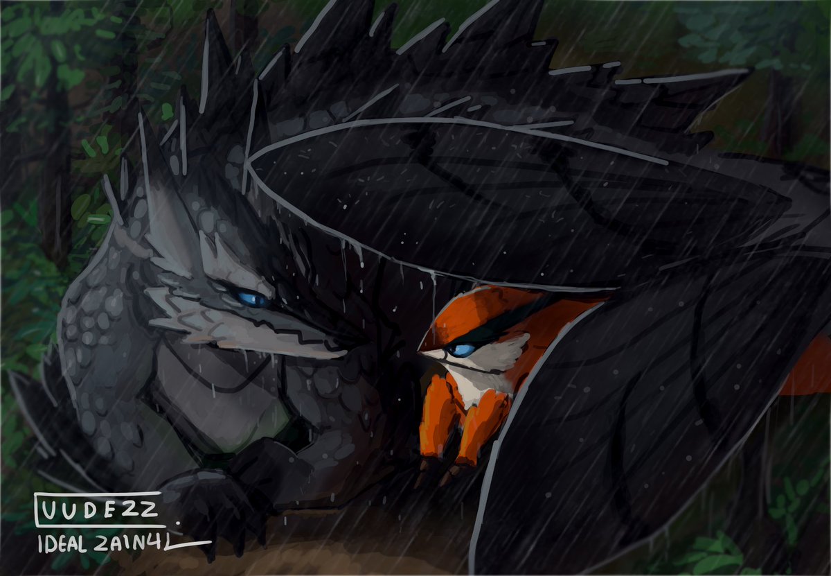 IDEAL_ZAIN4L's tweet photo. Loving umbrella. 

#fangoji #mothzilla https://t.co/ya1KTDShCn