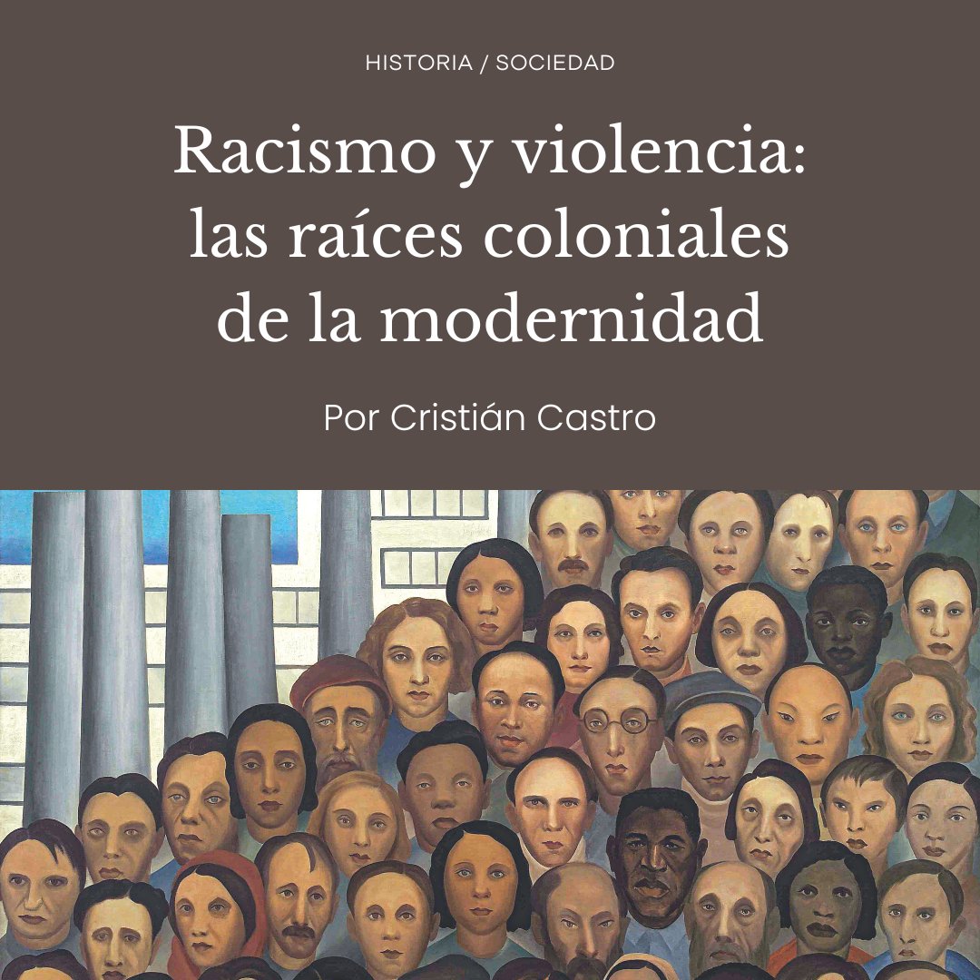 “La realidad muestra que la pesadilla de la violencia racial tiene raigambres históricas insalvables, y que la discriminación y la injusticia siguen afectando desproporcionadamente a ciertas comunidades específicas”. <a href="/cccastrog/">Cristián Castro G.</a> revistasantiago.cl/historia/racis…