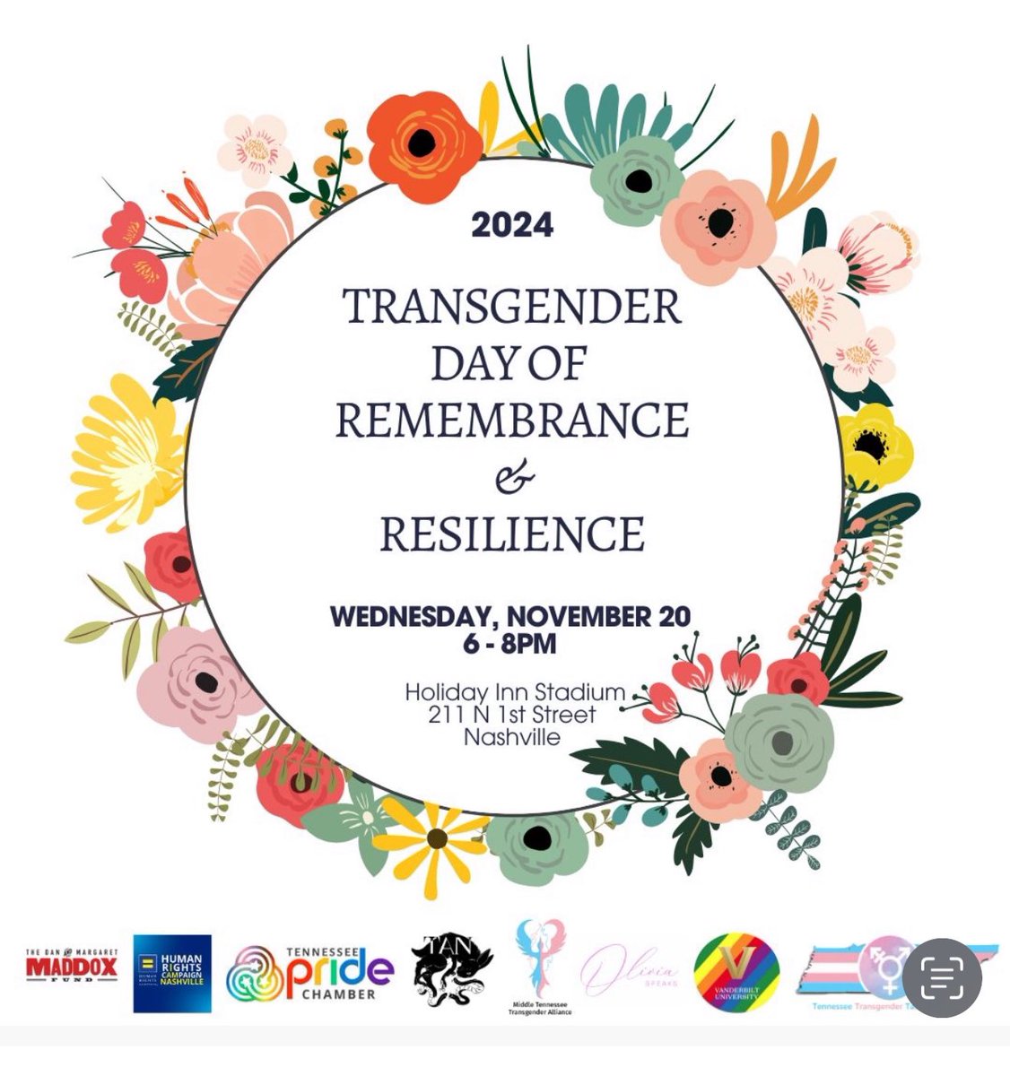 Join me for the Transgender Day of Remembrance vigil as we honor Trans lives lost to violence. We’ll read each name aloud, light candles in their memory, and hear from speakers about the importance of standing against hate and honoring those who lived authentically. Together, we