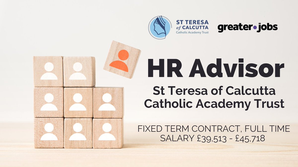 greater_jobs's tweet image. The Central Team @STOC_CAT #Bury is seeking a HR Advisor to join them on a #fixedterm basis. 

You will undertake a range of #HR activities including employee relations case work, compliance, policy guidance and recruitment on-boarding.

Apply: greater.jobs/job/75668338