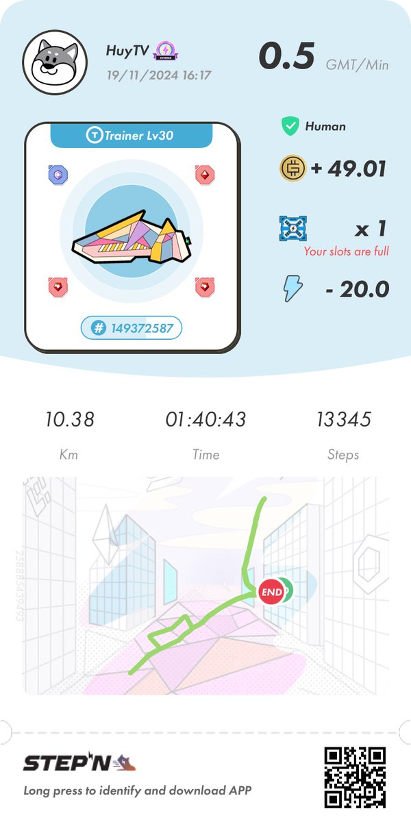 Hw1n_'s tweet photo. @STEPN_KR @fslweb3 @Stepnofficial @CioSilv @TatsianaSTEPN @Crypto30Y @STEPN_June @peterkim4017 @PlayGOMc @hallla_hollla @STEPNCURRY_KR #STEPNRelayRun
@CioSilv
@AndrePestana7
@StepnUltraRunr
Run 🏃♂️ https://t.co/pMLJfoCxUP
