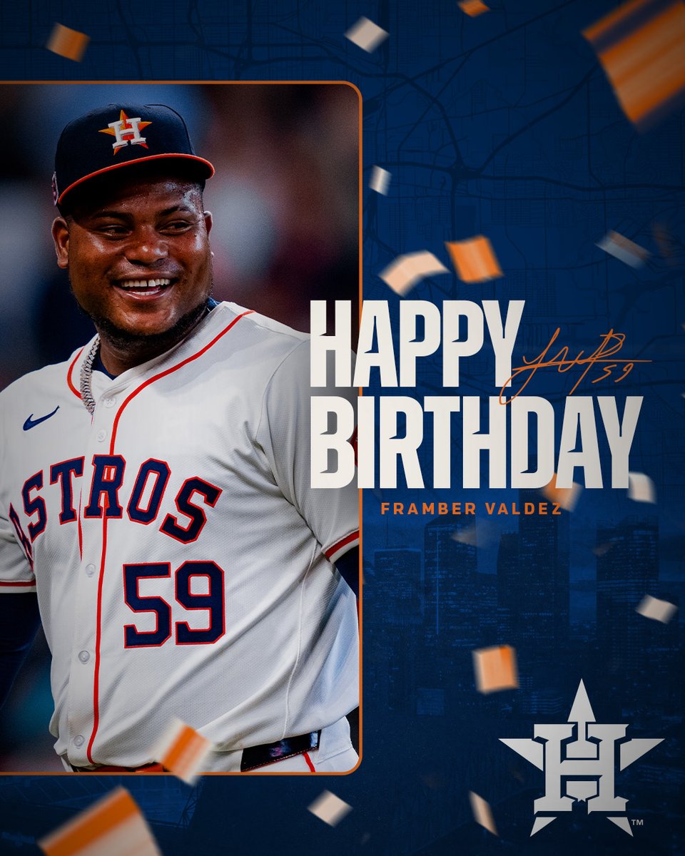 astros's tweet photo. Happy birthday, La Grasa! 🥳 https://t.co/BcULmTep7J