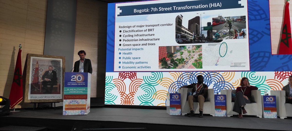 Thomas Götschi at #ICUH2024 highlights the powerful HEAT tool, assessing current walking &amp; cycling levels, evaluating projects like Bogotá’s bike lanes, HEAT shows cost-benefit impacts on health &amp; environment. #UrbanHealth