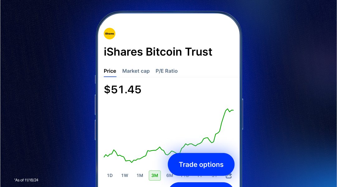 public's tweet photo. Bitcoin ETF options trading is live on Public. And yes, you still earn rebates on every trade.

https://t.co/2FZmNlcpp1 https://t.co/YehNCBbqoF