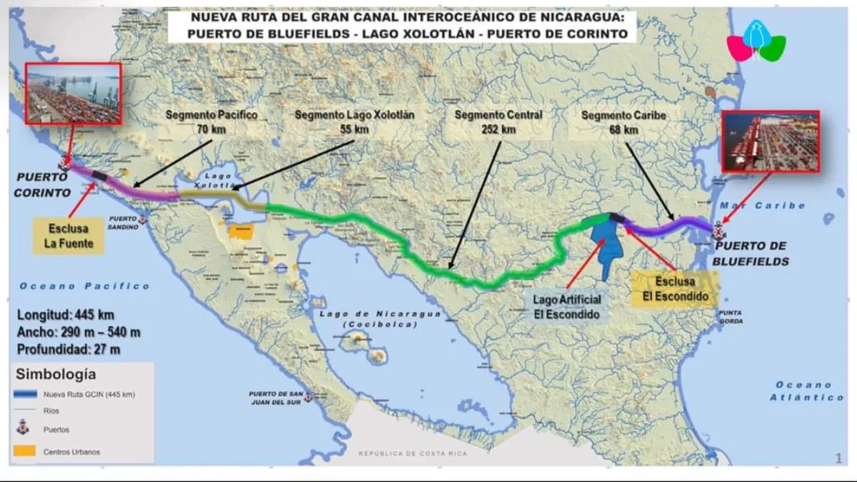 FloryCantoX's tweet photo. Durante la Cumbre Empresarial #China - Latinoamérica y el Caribe, el Presidente de #Nicaragua anunció la nueva ruta del Canal Interoceánico, así como la firma de 7 nuevos convenios: 

⚓️ Contrato EPC para el puerto de Bluefields entre CAMCE y el MTI

💡Acuerdo de cooperación entre el MTI y la empresa CCSI para un Centro Logístico Inteligente

🏗️ Acuerdo de cooperación entre el MTI y la empresa YTO express para un centro logístico regional

🛍️ Convenio entre SPIEX y la empresa ACTISA para construcción del Nuevo Mercado Oriental

♻️ Convenio entre SPIEX y la empresa American Recycling para construcción de una planta de reciclaje de metales

💨Contrato entre el MEM y CCCC para proyecto eólico El Barro

💉Acuerdo de cooperación entre el INSS y SINOPHARM para el suministro de fármacos
