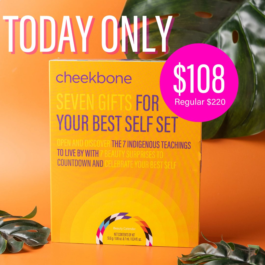 cheekbonebeauty's tweet image. Hey Cheekbone Warriors! 📣⁠
⁠
Grab our 7 Gifts for Your Best Self Set TODAY ONLY for $108, regular $220!⁠
⁠
Shop: l8r.it/TcT3
⁠
#AffordableBeauty #MakeupInspo #MakeupMinis #SustainablebyNature