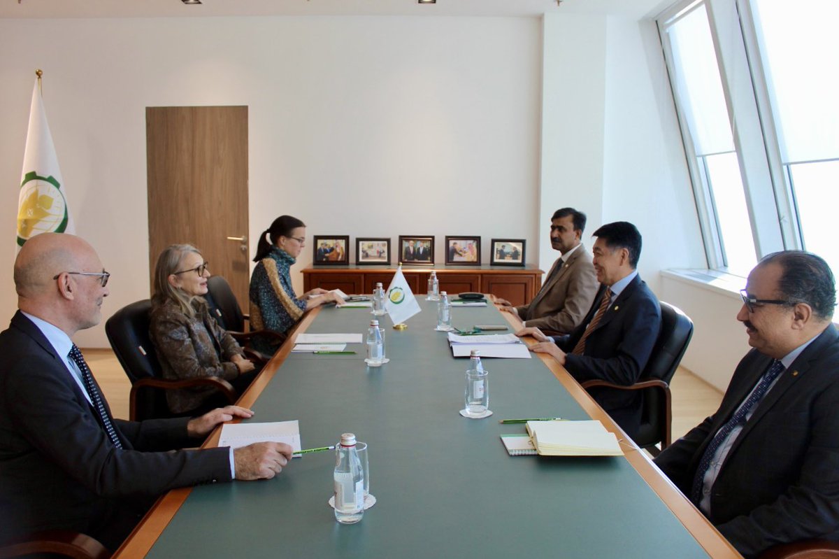 Islamic Organization for Food Security (@iofs_official) on Twitter photo H.E. Amb. <a href="/BerikAryn/">Berik Aryn</a>, DG of IOFS, welcomed Estonia’s delegation led by Ms. Tiina Intelmann to the IOFS HQ. Discussions highlighted joint efforts in tackling global food security through innovation, sustainable practices, and capacity building. #IOFS #Estonia #FoodSecurity H.E. Amb. <a href="/BerikAryn/">Berik Aryn</a>, DG of IOFS, welcomed Estonia’s delegation led by Ms. Tiina Intelmann to the IOFS HQ. Discussions highlighted joint efforts in tackling global food security through innovation, sustainable practices, and capacity building. #IOFS #Estonia #FoodSecurity