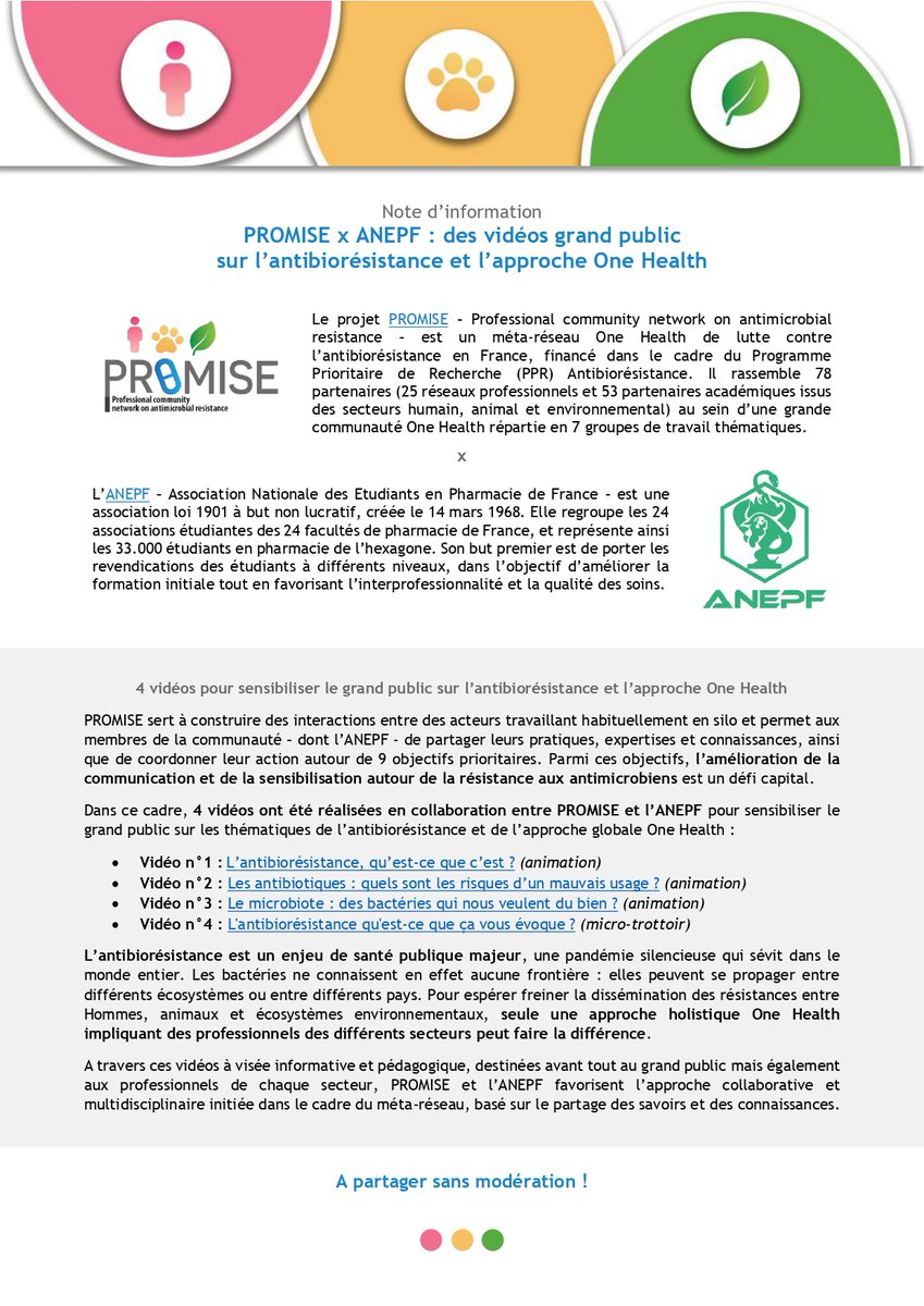 PROMISE - Professional community network on AMR tweet media