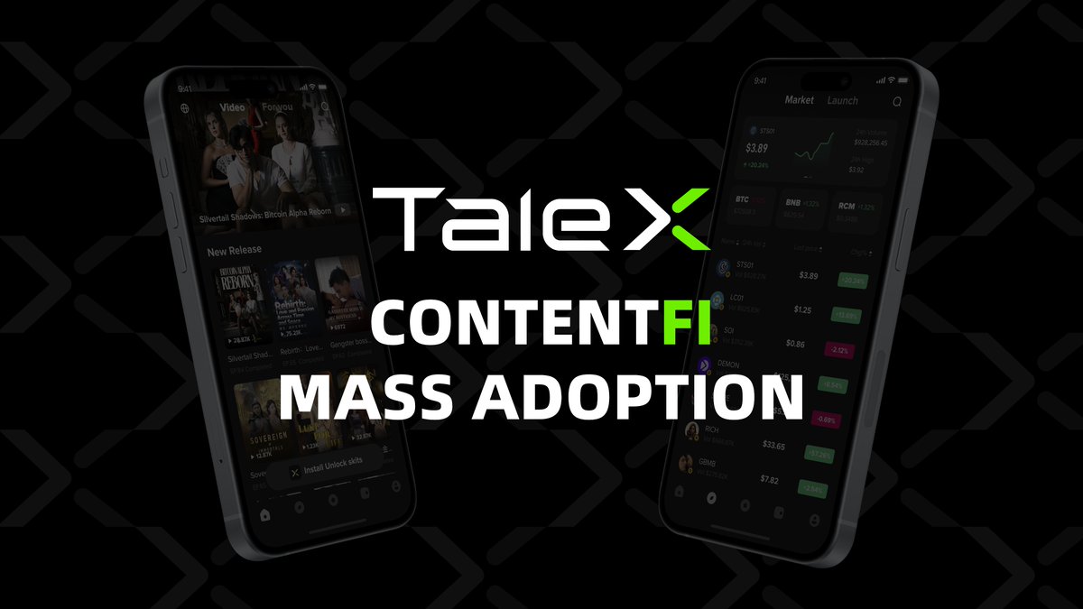 TL;DR #TaleX

✅ Launch App t.me/TaleX_chain_bo…
✅ Follow &amp; Engage t.me/TaleX_chain/824
✅ Explore talex.world/vision

Create. Trade. Enjoy. #ContentFi Mass Adoption 🔜💎
