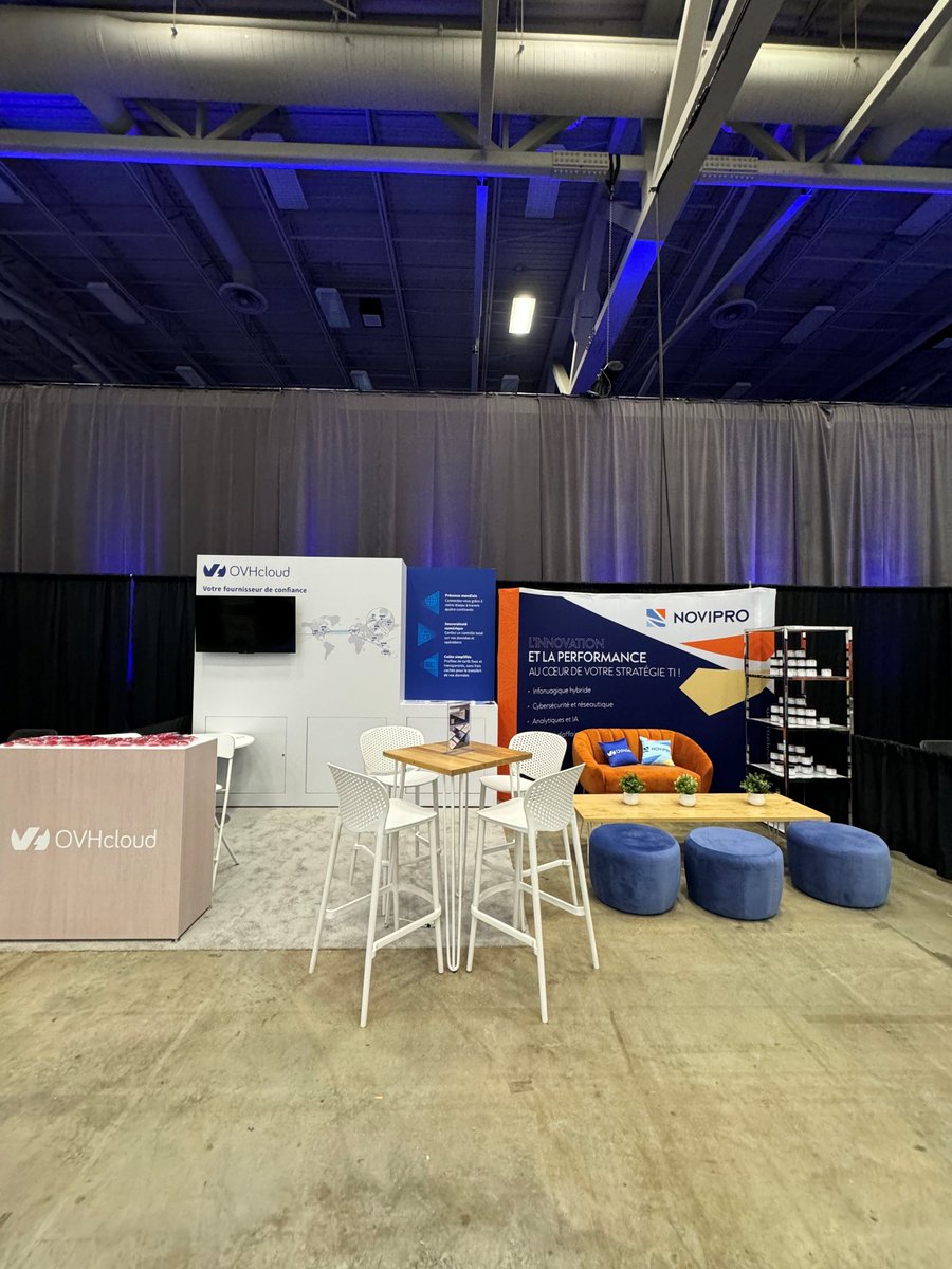 Nous avons eu l'opportunité de participer avec OVHcloud à la JIQ, l'évènement phare en TI organisé par Réseau ActionTI. Une journée animée avec des échanges passionnants sur l'univers des TI.
Nous avons présenté notre solution infonuagique, Symphoni : hubs.ly/Q02YJHgH0