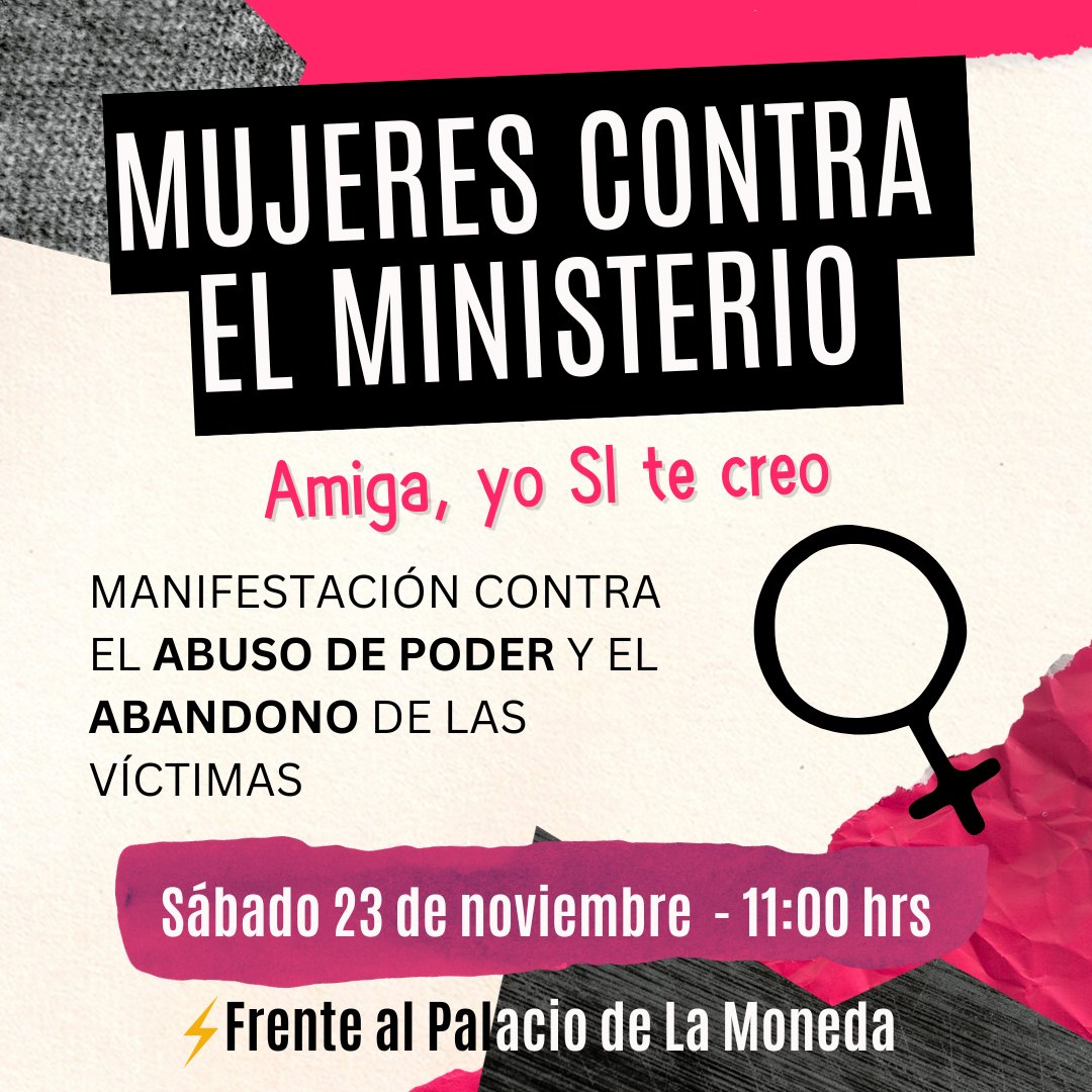 Libres_Chile's tweet image. ¡Convocatoria Urgente!
En el contexto del escándalo de Monsalve, te invitamos a manifestarte y a alzar tu voz contra un gobierno que no defiende a las víctimas de abuso y que utiliza el poder del Estado para silenciarlas.
¡Únete a nosotros este sábado 23 a las 11:00 hrs frente al…