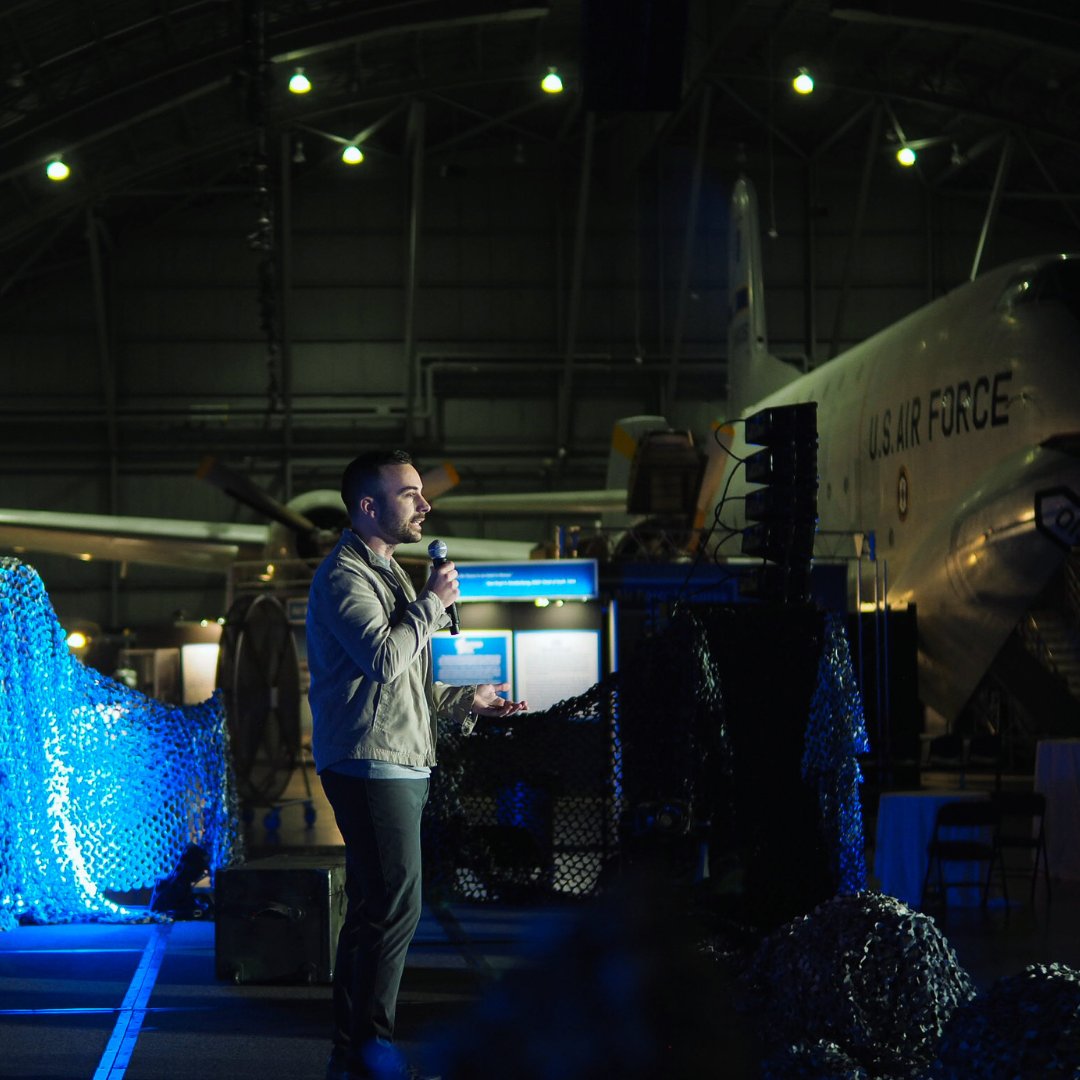 Thank you to @CareSource Military &amp; Veterans for presenting MWL at the historic @afmuseum to highlight veteran stories, mental health awareness, and the importance of community support. We appreciate all you do for the well-being of our veteran communities.