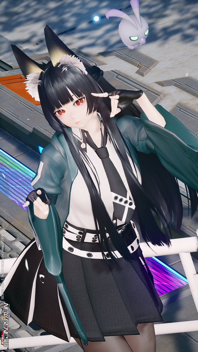 kilty_mofu's tweet photo. #メンテの日なのでssを貼る 
 #PSO2NGS 
定例会議に出なくてもよくなるポージングの修行だ( 🦊'ω')🦊 https://t.co/98FRZ4FDCG