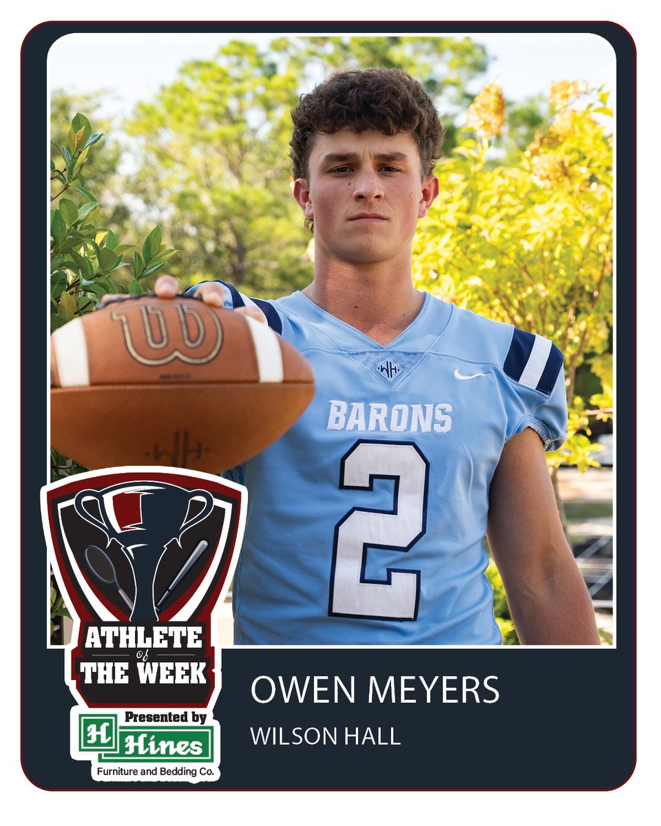 The polls are open for the Hines Furniture Athlete of the Week!

Head over to theitem.com/athlete-of-the… to vote for your favorite candidate from <a href="/WH_Barons/">Wilson Hall Athletics</a>, <a href="/ManningFootbal1/">Manning Football</a> <a href="/East_Clarendon/">EC Middle High School</a> and <a href="/LeecentralF/">@LeeCentral_Football</a> 

You can vote once daily until the poll closes at noon on Thursday!