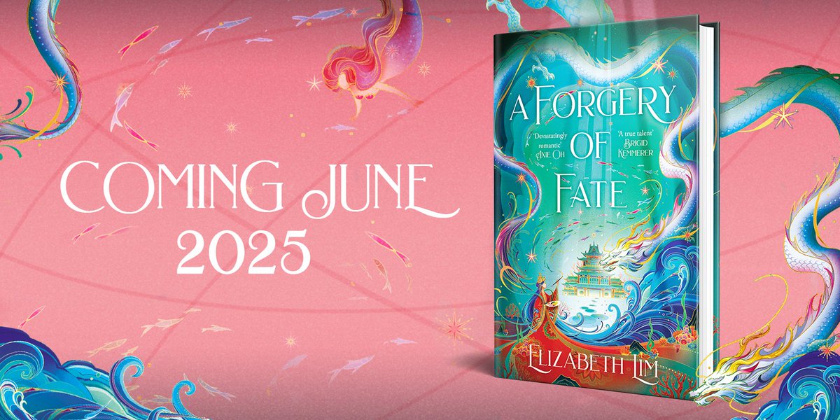 I am thrilled to share the absolutely enchanting and gorgeous UK cover for my next book, A Forgery of Fate! 

A beauty and the beast reimagining with dragons and a marriage contract! 

Preorder link: lnk.to/aforgeryoffate…