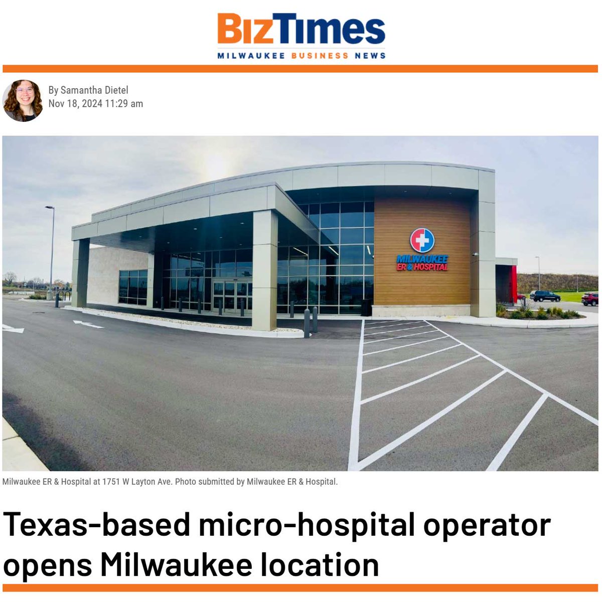 CDSmithInc's tweet image. 📣Nutex Health Inc. Opens New Micro Hospital in Milwaukee: cdsmith.com/healthcare#news🎉

#healthcareinnovation #microhospital #modernhealthcare #Milwaukee #Wisconsin