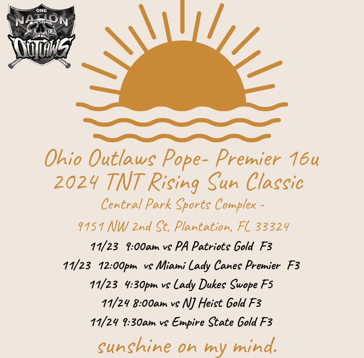 Off to the Sunshine State🔆