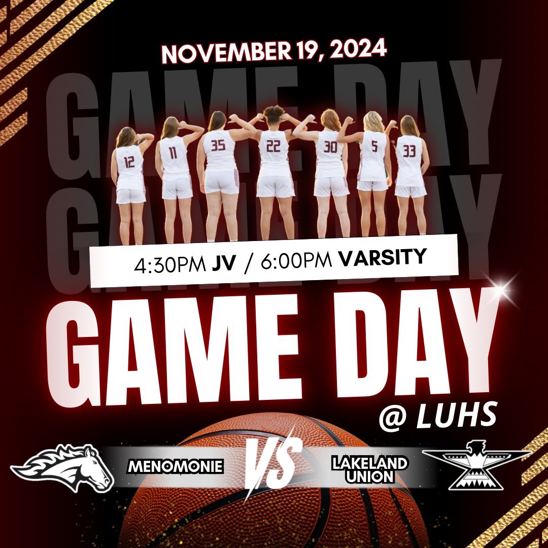 It’s game day! 🏀🔥 First game of the season as we take on Lakeland Union tonight. #GoMustangs #RISE