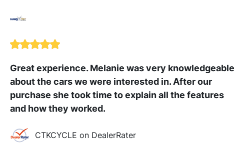 HawkChevyJoliet's tweet image. We just received a great review on DealerRater. Thank you CTKCYCLE! dealerrater.com/dealer/Hawk-Ch…