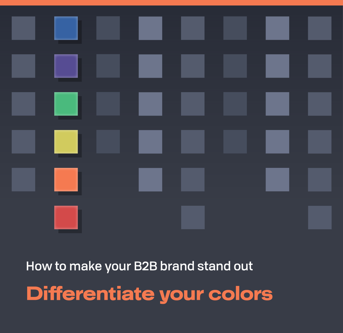 Banks love green. Healthcare leans blue. Most industries have set color palettes used and reused by leading brands in their space. Try nudging your colors beyond that safe zone to give your brand an eye-catching edge. Get eight more tips here: bit.ly/4dOMpUZ