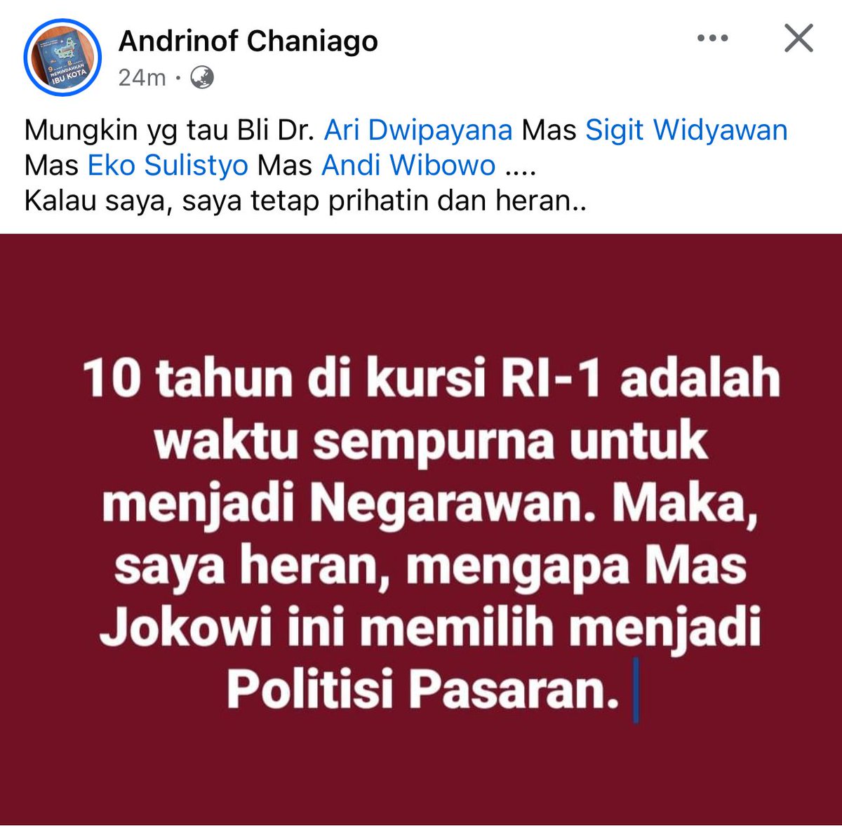 Eko Kuntadhi tweet media