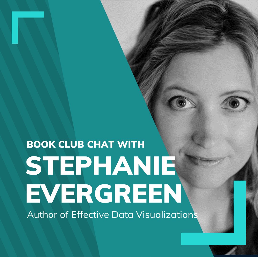 Don't miss our final Book Club session TOMORROW to chat with author Stephanie Evergreen! We'll dive into Effective Data Visualization and how to craft impactful charts &amp; graphs to communicate data effectively.

Tomorrow, November 20 at 1pm ET!

Register: loom.ly/A41lnbQ