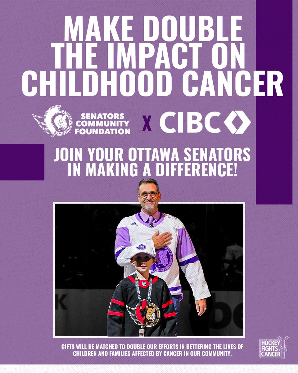 Double your impact 💜💜

The Andlauers have committed to matching all gifts made to benefit the children and families affected by cancer here in our community 🫶

Donate here: ottsens.com/3ZcHQ2M