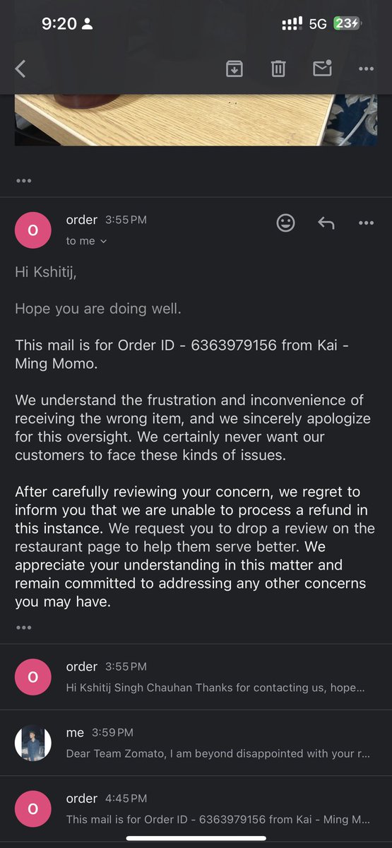 _____slimshady's tweet photo. Why I’m Done with Zomato

I’m compelled to share my disappointing experience with @zomato @zomatocare I ordered anar juice for a cancer patient, but instead, I received an adulterated product that wasn’t even close to what I ordered. Despite providing clear evidence and repeated https://t.co/IL9GBR8W2q