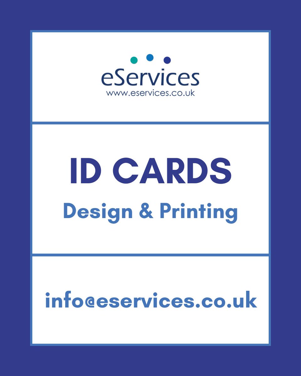 eServices_wton's tweet photo. We've been busy designing &amp; printing #IDCards for schools! Single-sided, double-sided, #Paxton cards and technology free cards - we've had a great variety of requests lately!

If you're interested in custom ID Cards for your school, please contact us at info@eservices.co.uk https://t.co/NCk1nPuBhe