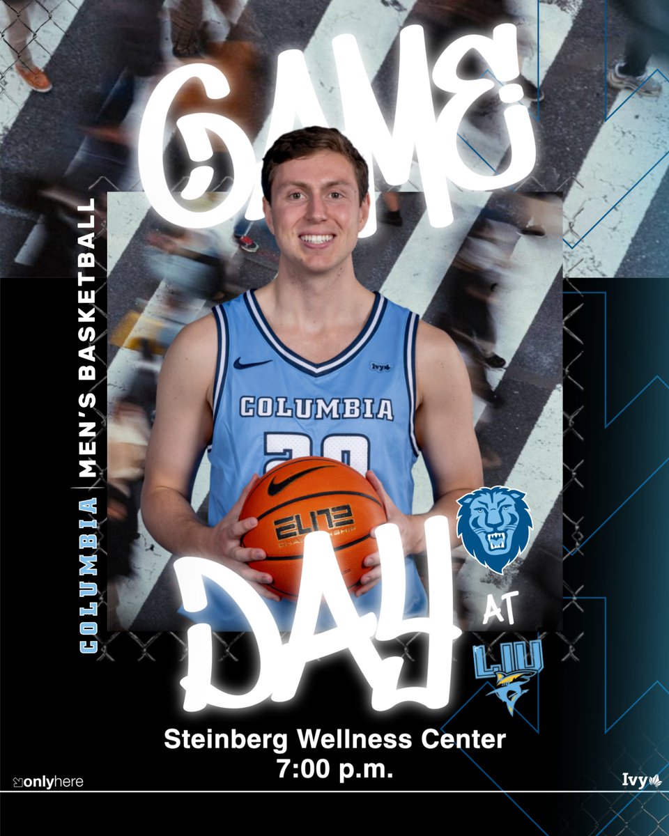 Columbia Men’s Basketball (@culionsmbb) on Twitter photo Game Day in BK! 🏀
🆚 LIU
🕖 7 p.m.
📍Brooklyn, N.Y.
🏟️ Steinberg Wellness Center
📊 tinyurl.com/2huxptys
📺 <a href="/NECFrontRow/">NEC Front Row</a>
🖥️ tinyurl.com/24oe4fvg
#RoarLionRoar🦁 // #OnlyHere🗽 // #MaxEffort Game Day in BK! 🏀
🆚 LIU
🕖 7 p.m.
📍Brooklyn, N.Y.
🏟️ Steinberg Wellness Center
📊 tinyurl.com/2huxptys
📺 <a href="/NECFrontRow/">NEC Front Row</a>
🖥️ tinyurl.com/24oe4fvg
#RoarLionRoar🦁 // #OnlyHere🗽 // #MaxEffort