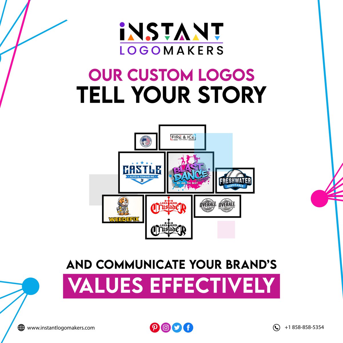 instantlogous's tweet photo. Can't convey your brand’s message?

#CustomLogo #BrandMessage #EffectiveDesign #instantlogomakers https://t.co/a6MJa8jeqv