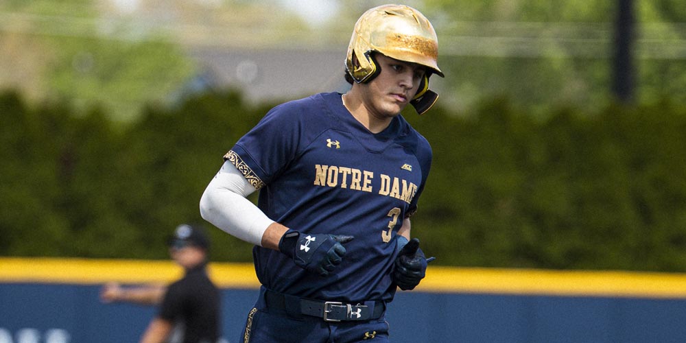 KendallRogers's tweet photo. 🍀FALL REPORT: Notre Dame🍀

@NDBaseball has quite an intriguing set of arms, and as @PatrickEbert44 writes, there's reason for optimism for the #Irish as 2025 nears. 

Here's his in-depth Fall Report: https://t.co/b69mDGzieM