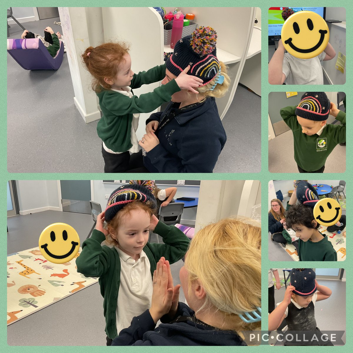 #Magpie class have worked hard this afternoon, working on My Independence targets. We have focussed on putting a hat on.