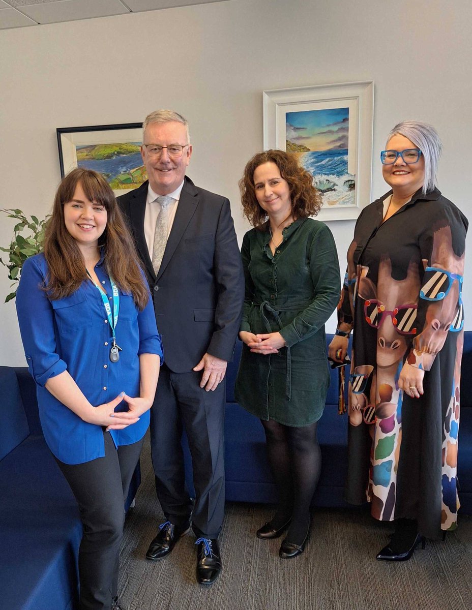 British Dietetic Association (@bda_dietitians) on Twitter photo We were delighted to meet with Northern Ireland Health Minister <a href="/mikenesbittni/">Mike Nesbitt</a> and Chief Allied Health Professions Officer for Northern Ireland <a href="/tennysonCAHPO/">Professor Michelle Tennyson</a> this morning to discuss the key role that dietitians have to play in health transformation.
<a href="/BDANIreland/">BDA Northern Ireland</a> We were delighted to meet with Northern Ireland Health Minister <a href="/mikenesbittni/">Mike Nesbitt</a> and Chief Allied Health Professions Officer for Northern Ireland <a href="/tennysonCAHPO/">Professor Michelle Tennyson</a> this morning to discuss the key role that dietitians have to play in health transformation.
<a href="/BDANIreland/">BDA Northern Ireland</a>