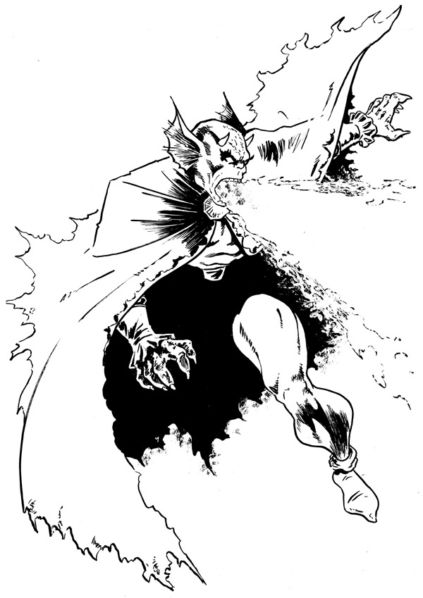 TMCillustration's tweet photo. Ink sketch of Jack Kirby's Etrigan the Demon 

#kirby #etrigan #thedemon #dc #dccomics #comicart #comicartist #SketchDaily #ArtOfInstagram #ComicCreators #SuperheroArt #SupportIndieArtists #ArtCommunity #ArtFeature https://t.co/nSYMjeAXPY