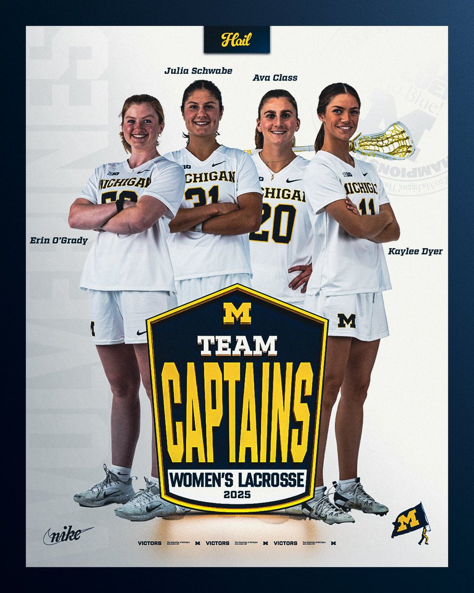 Introducing the 2025 captains! 

#GoBlue 〽️